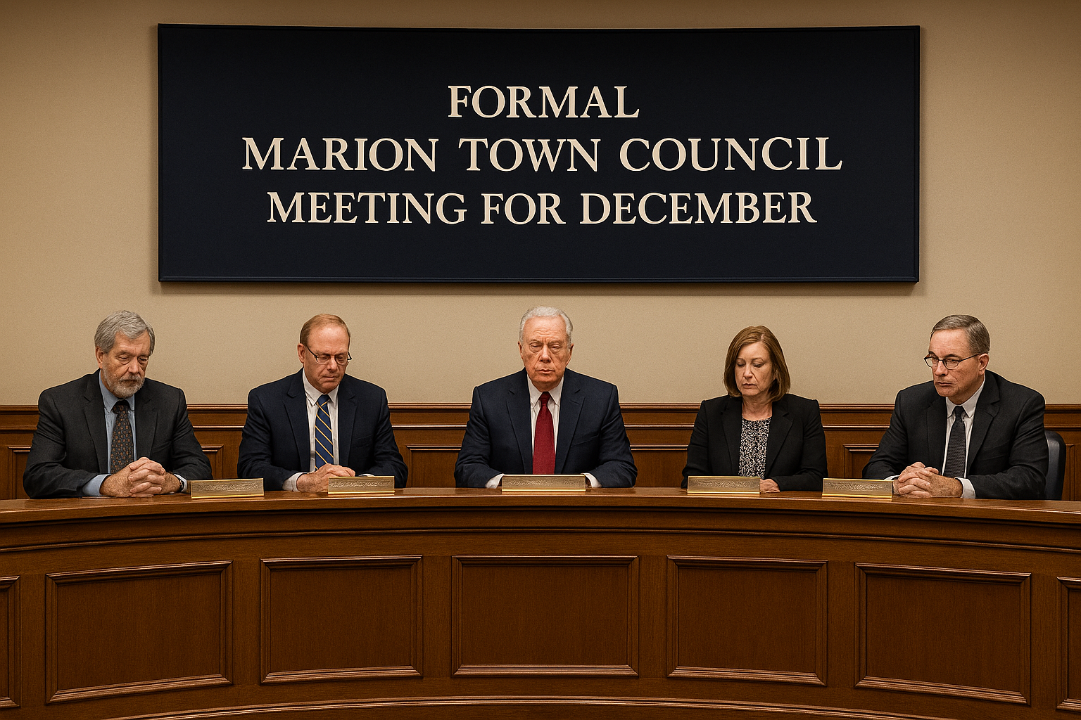 Marion Town Council Addresses Parking Enforcement and Holiday Events at December Meeting