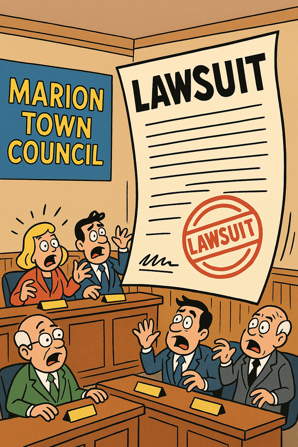 Marion Town Council Jan of 26: New Town Manager Andrew Keen–in other news Council maybe facing a lawsuit