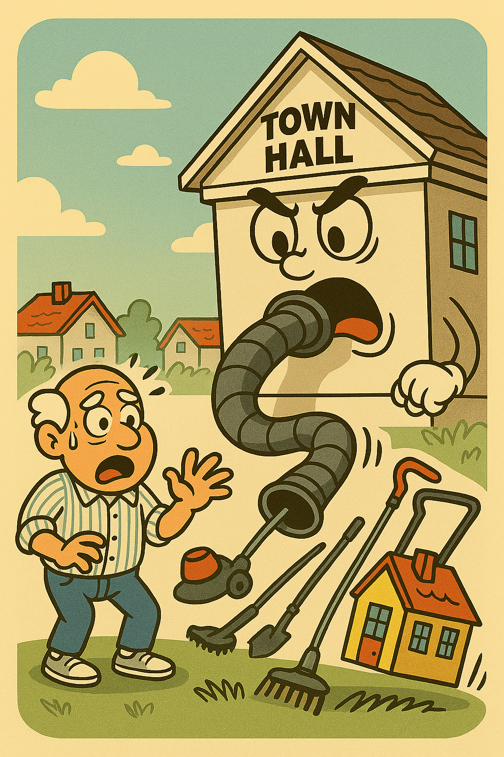 Town of Marion Seizes Citizens Private Property, Police Arrest Citizen, Questions over Due Process